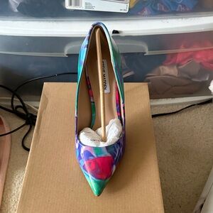 Steve Madden Multicolor Floral Pointed-Toe Pump